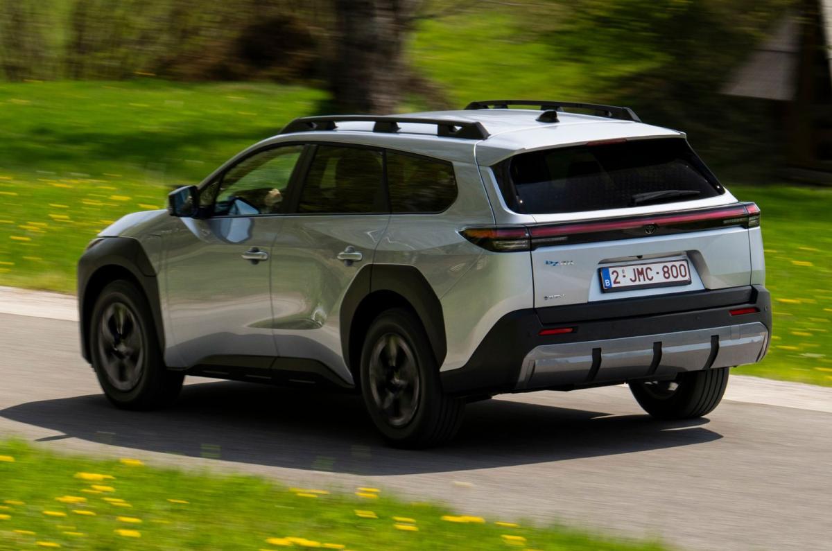 Toyota bZ4X Touring rear dynamic
