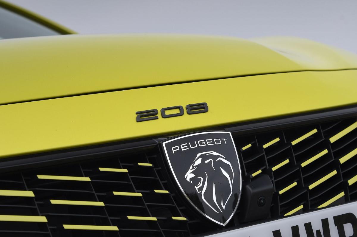 Peugeot e-208 exterior badges