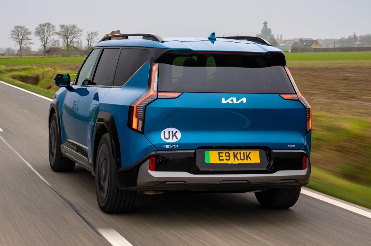 Kia EV9 rear dynamic