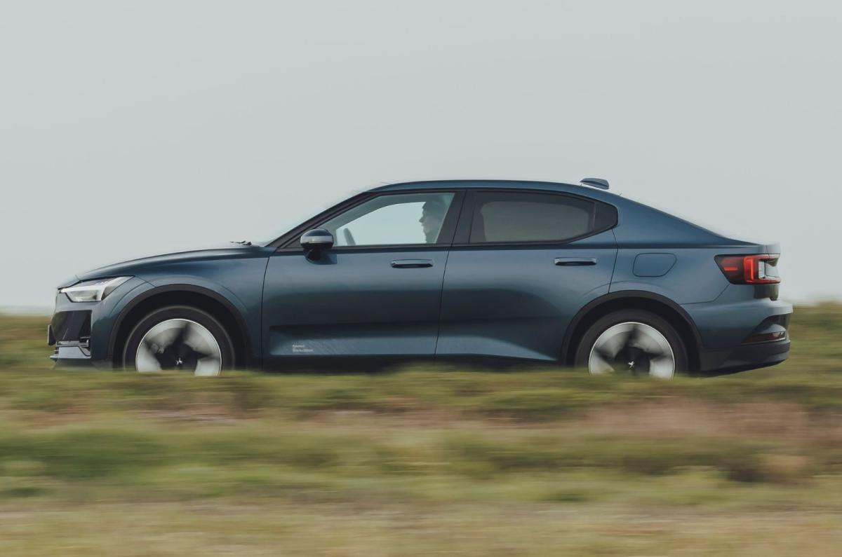 Polestar 2 side profile dynamic