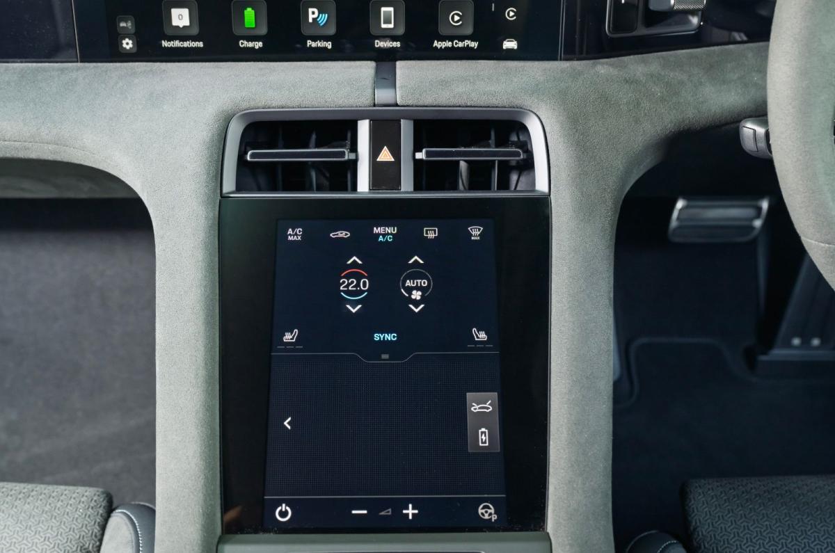Porsche Taycan Sport Turismo GTS interior details