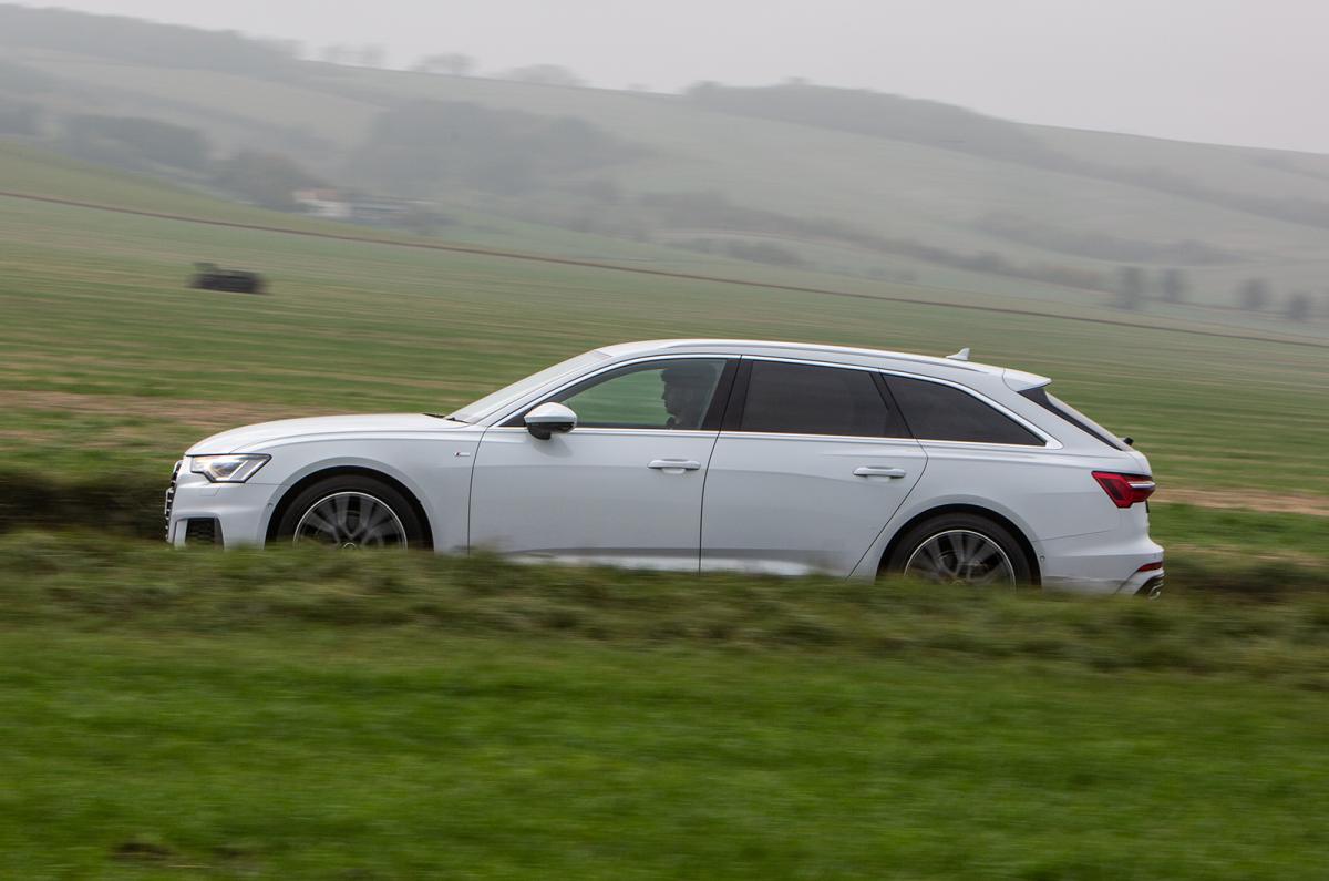 Used Audi A6 Avant 2018-present side driving