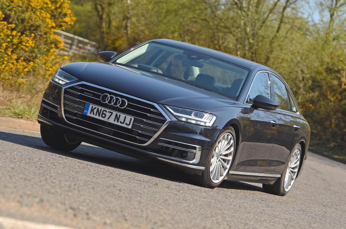 Used Audi A8 Saloon 2017-present front cornering