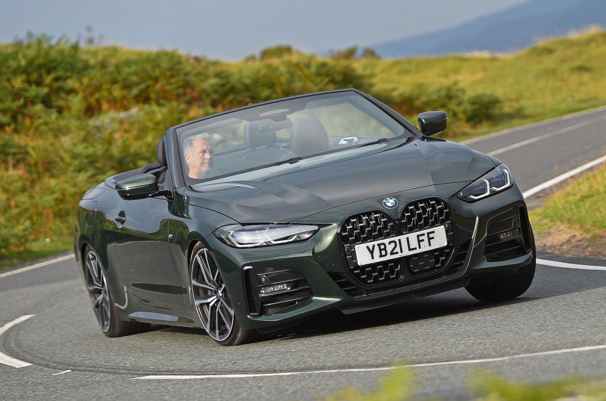 Used BMW 4 Series Convertible 2021-present front cornering