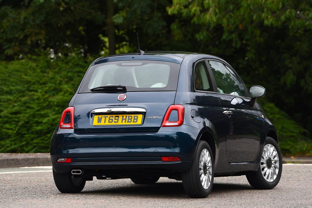 Used Fiat 500 rear right cornering