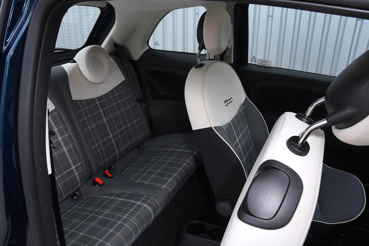 Used Fiat 500 rear seats