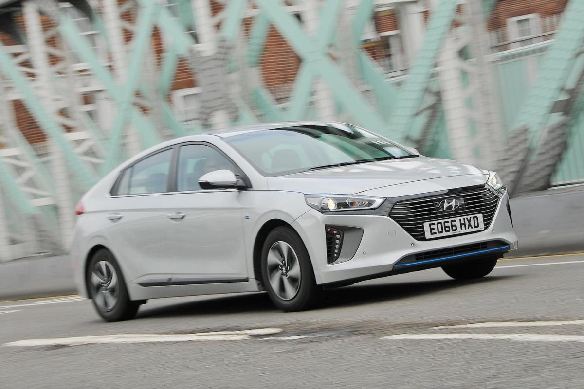Used Hyundai Ioniq 2017-2022 front three quarters