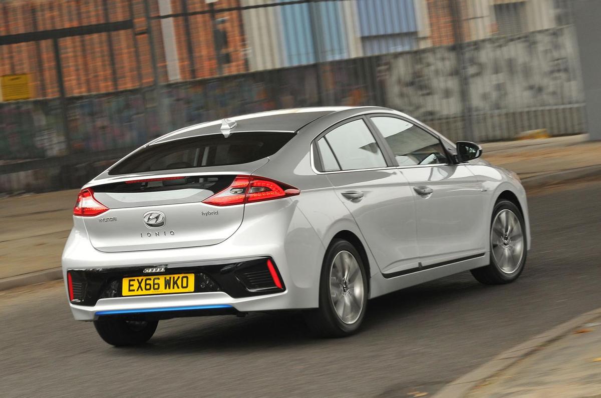 Used Hyundai Ioniq 2017-2022 rear cornering