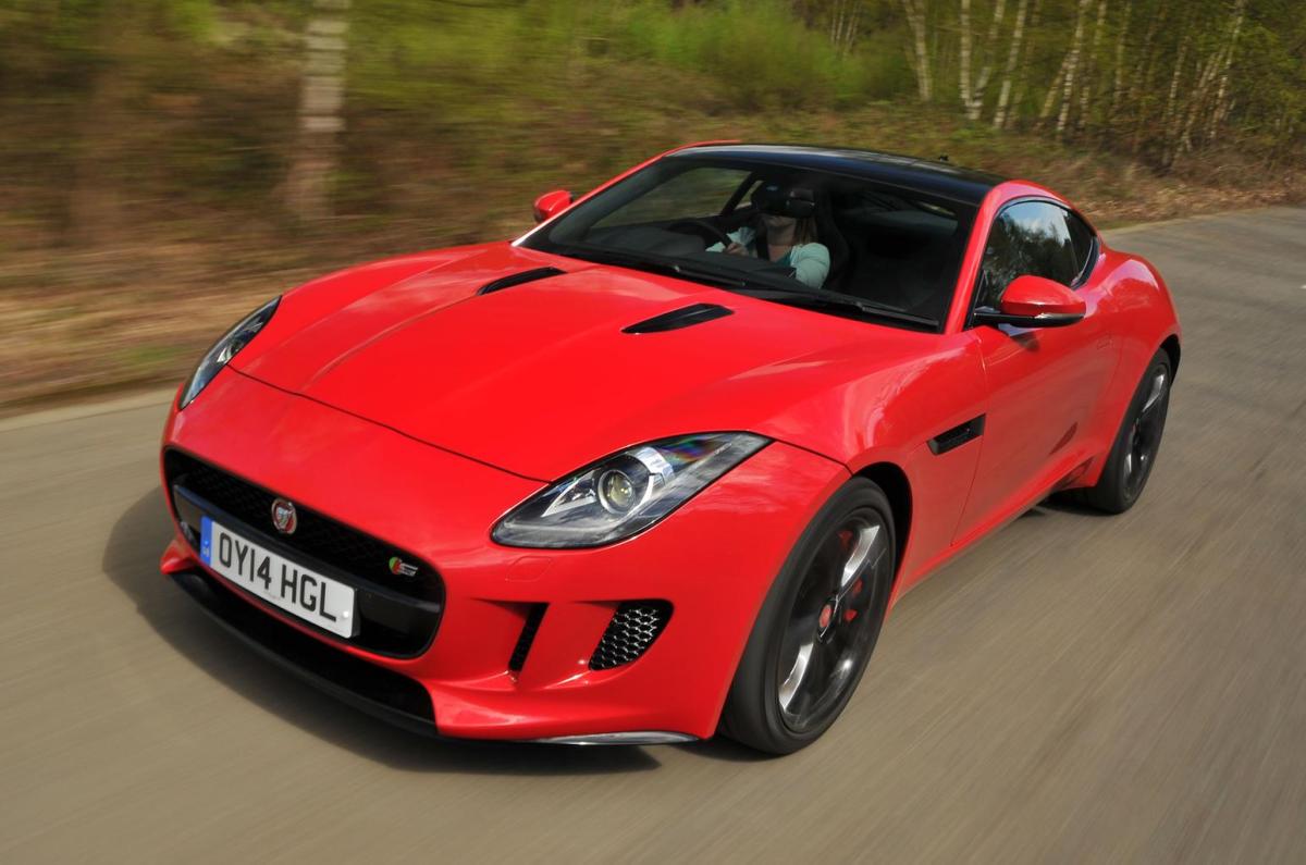 Used Jaguar F-Type Coupe 2014-2024 front three-quarters
