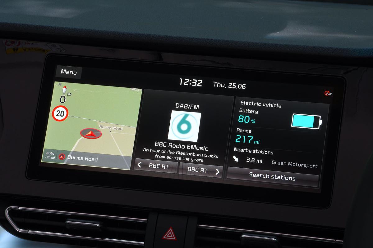 Used Kia e-Niro 2019-2022 infotainment