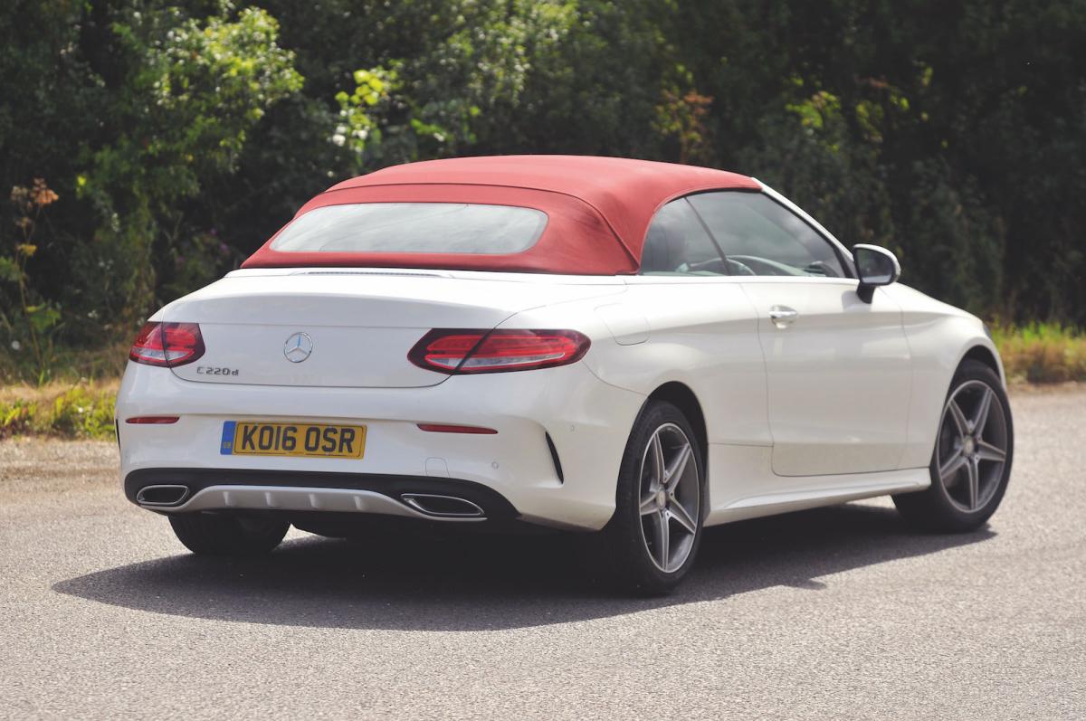 Used Mercedes C-Class Cabriolet 2016-2021 rear corner