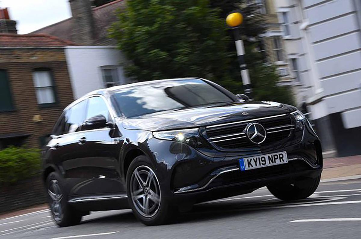 Used MercedesEQC 2019-present front cornering