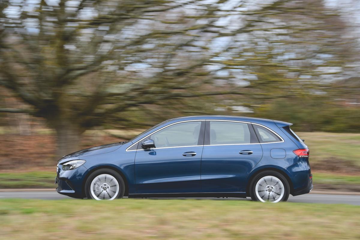 Used Mercedes-Benz B-Class 2019-present side tracking shot