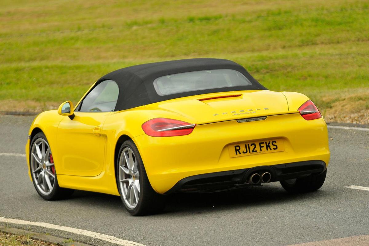 Used Porsche Boxster 2012-2016 rear driving
