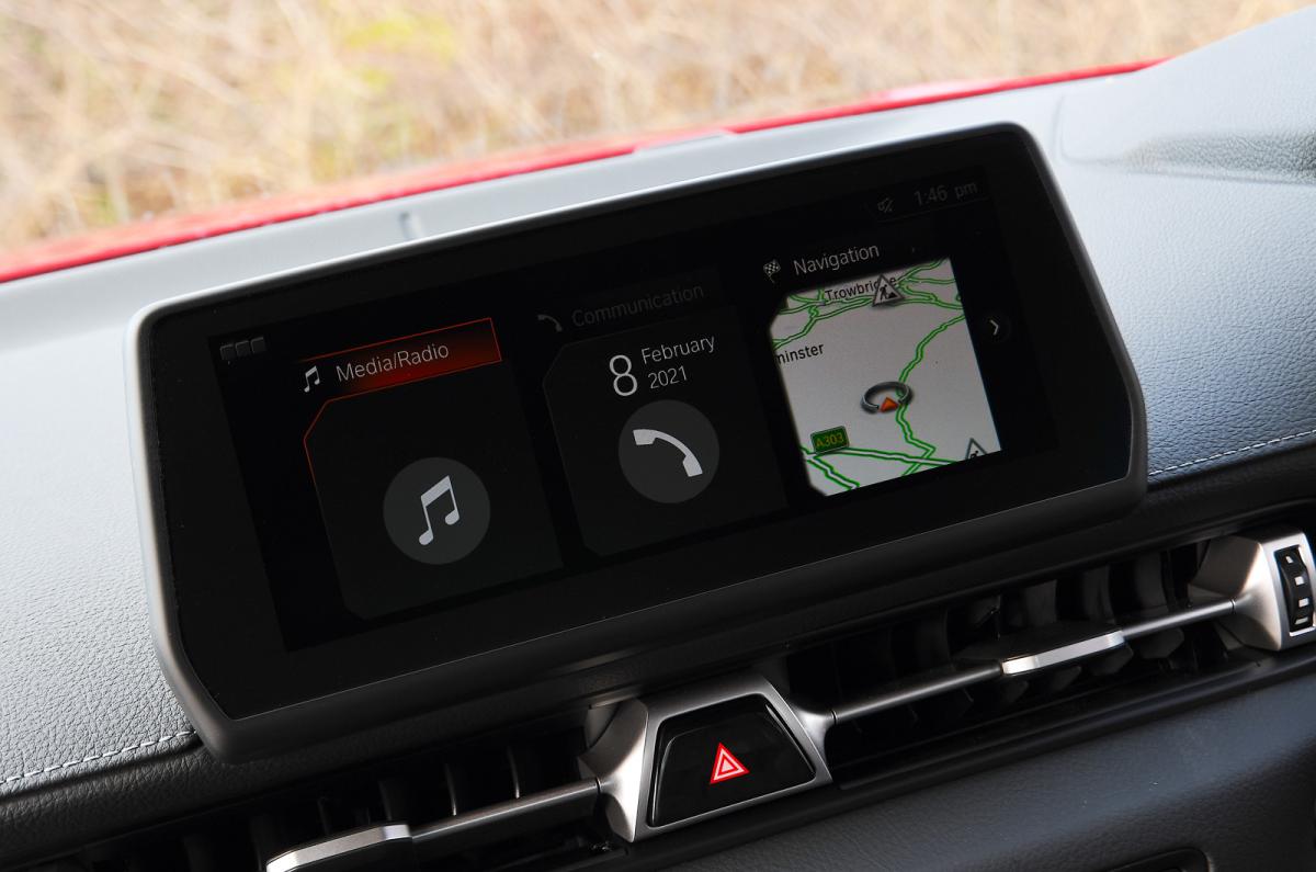 Used Toyota GR Supra 2019-present infotainment screen