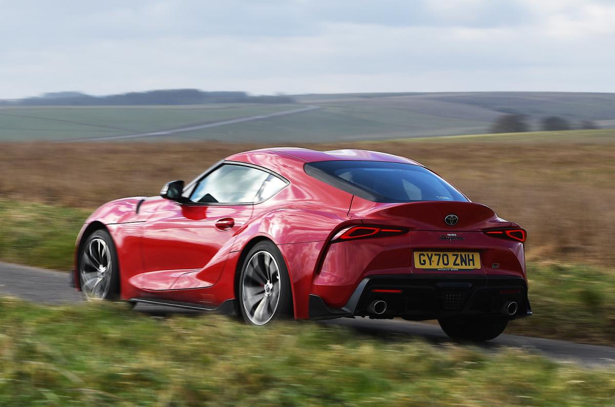 Used Toyota GR Supra 2019-present rear driving