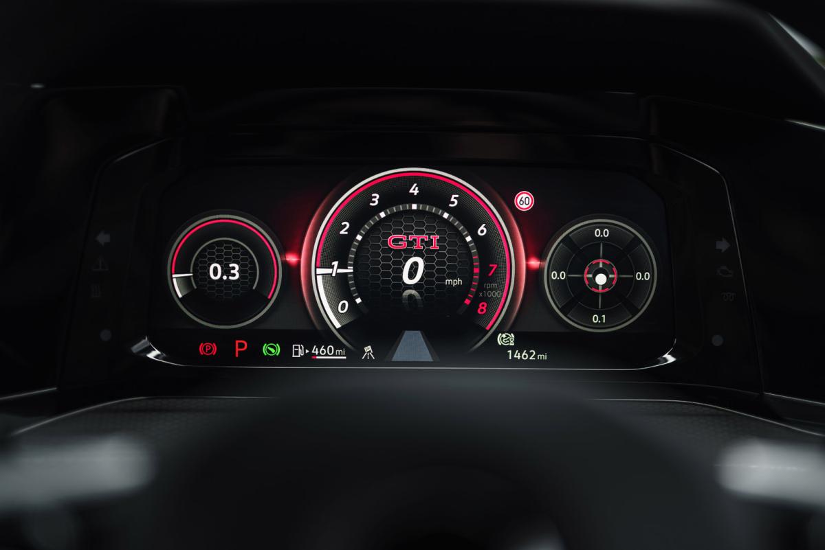 Used Volkswagen Golf GTI 2020-present Driver's diplay