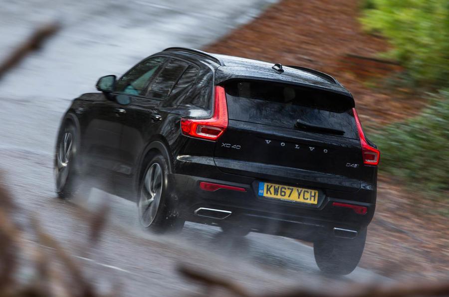 Used Volvo XC40 2018-present rear driving