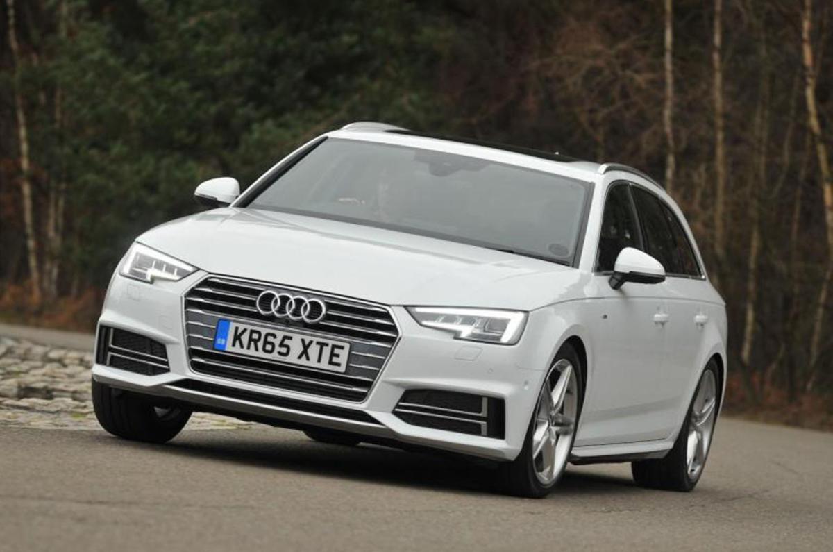 Used Audi A4 Avant 2015-2024 front cornering white