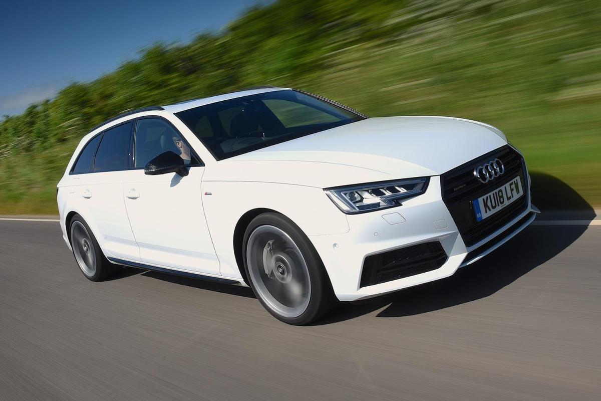 Used Audi A4 Avant 2015-2024 front driving white