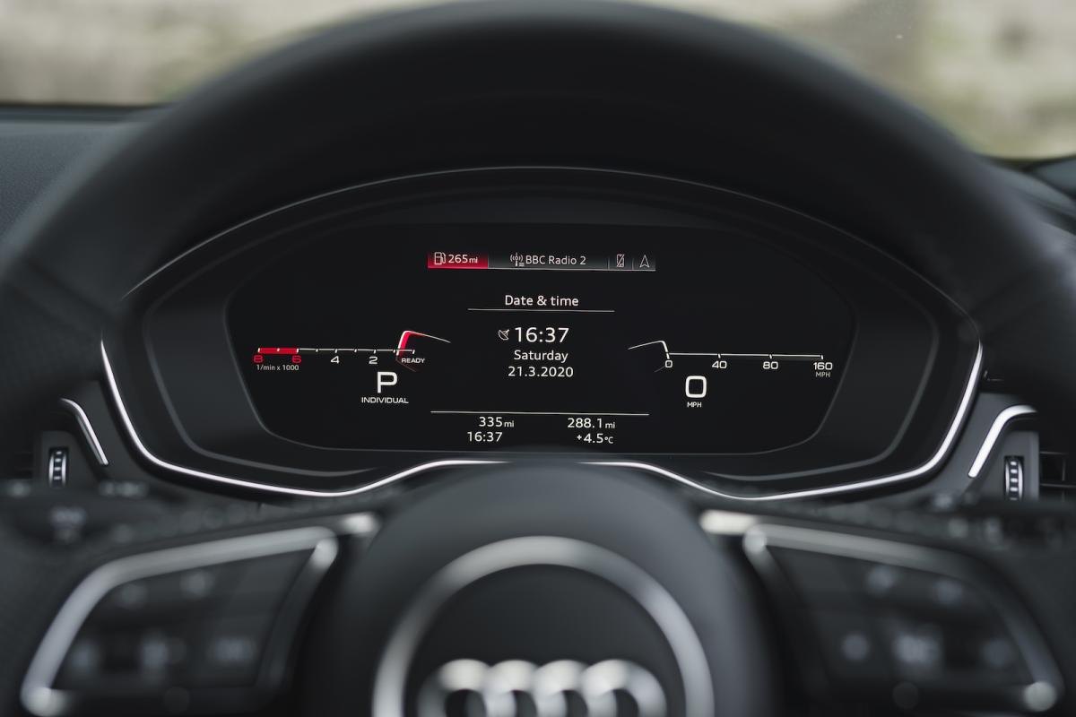 Used Audi A5 Sportback 2016-2024 digital driver's display