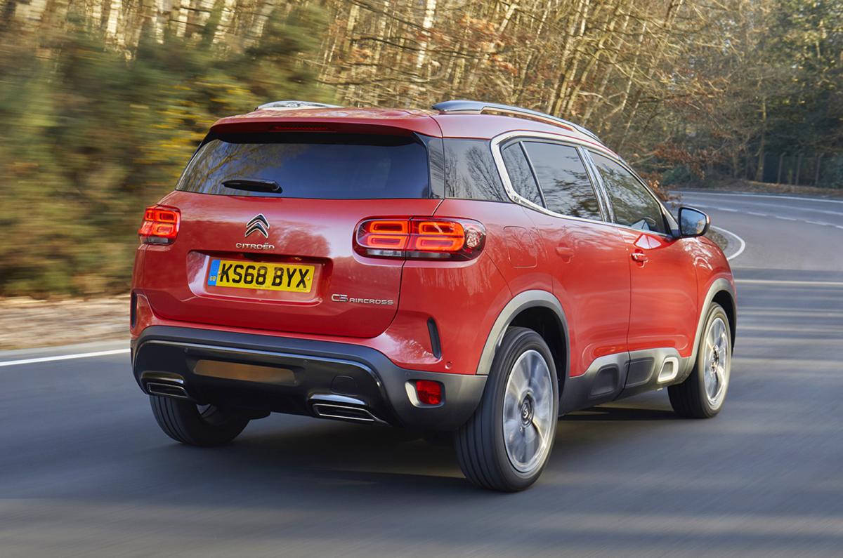 Used Citroen C5 Aircross 2019-present rear driving red