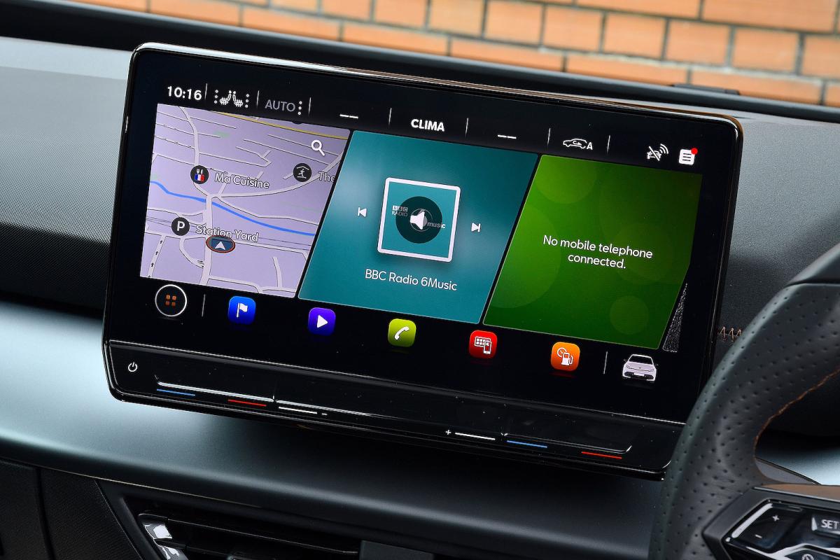 Used Cupra Born 2022-present touchscreen infotainment