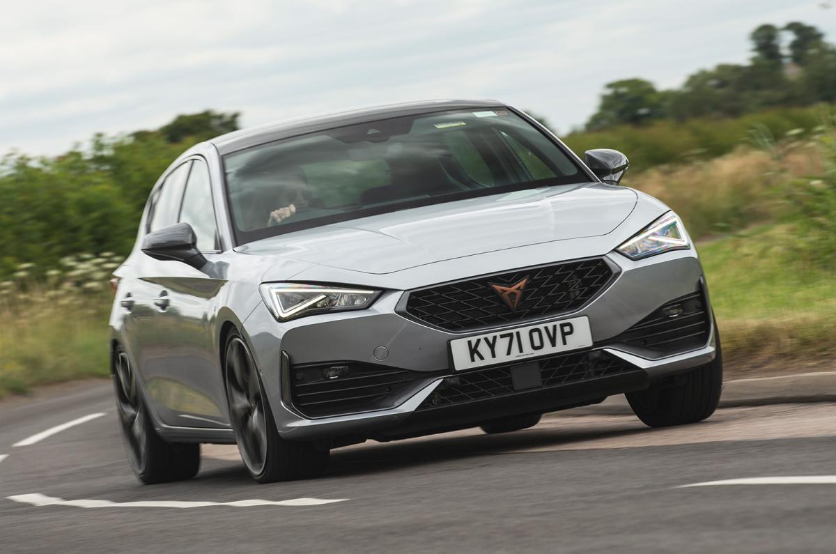 Used Cupra Leon 2020-present front cornering silver