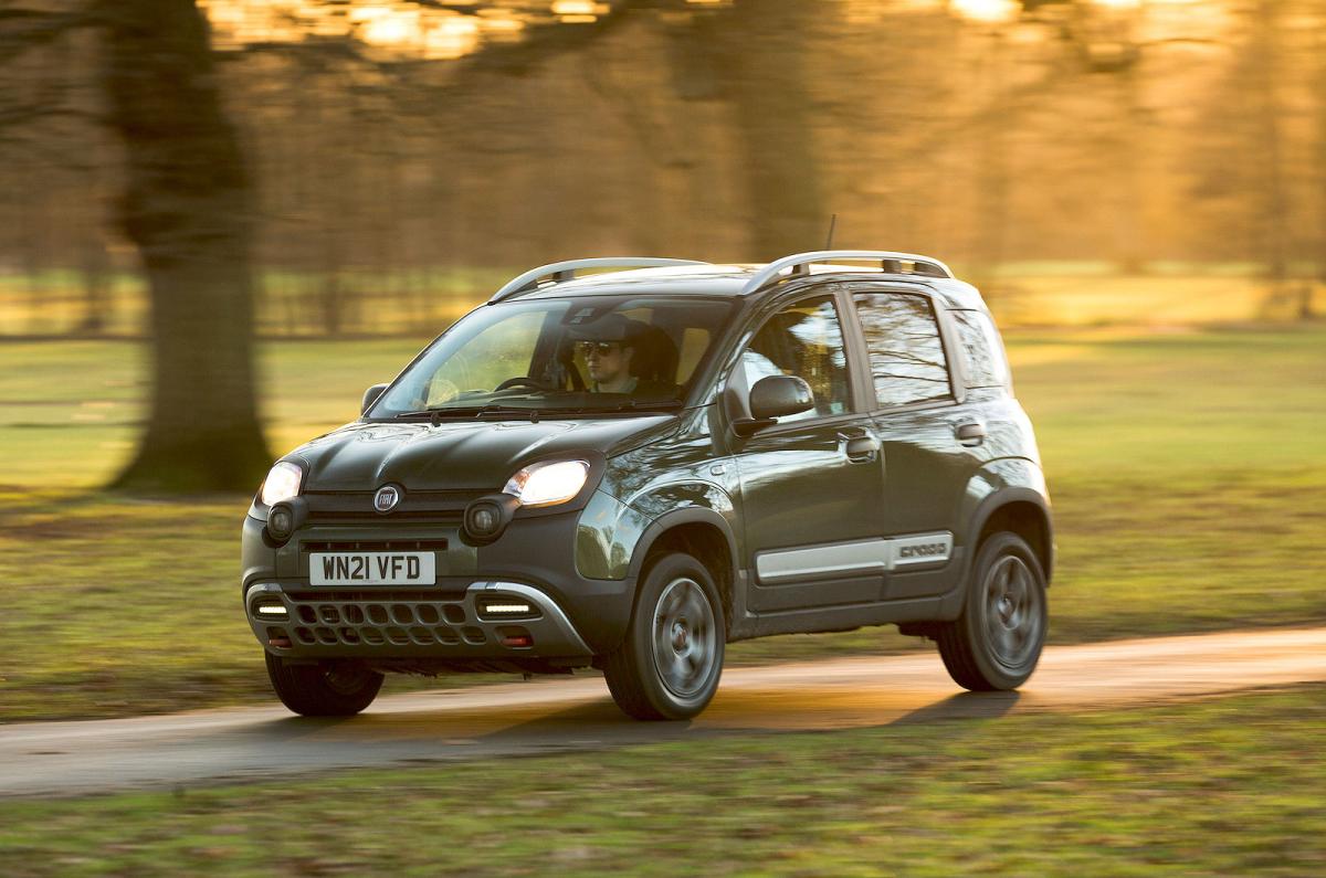 Used Fiat Panda 2012-2024 front driving green