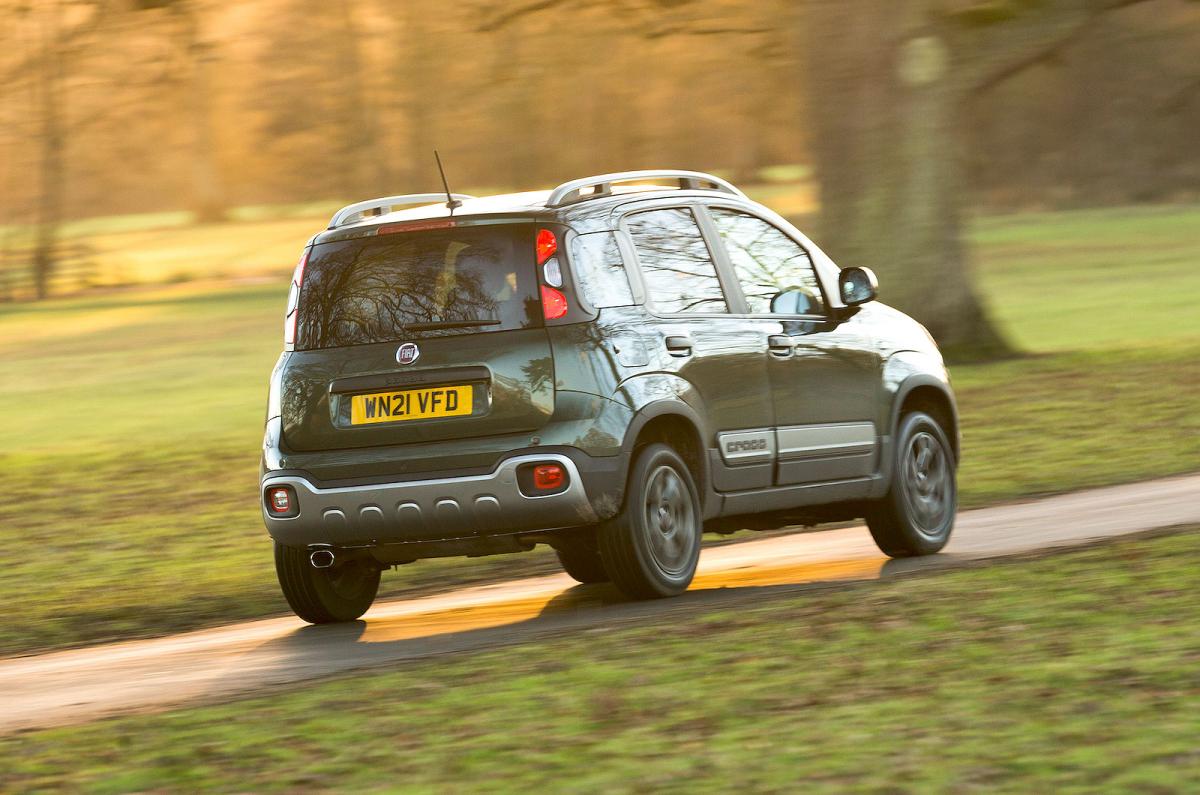Used Fiat Panda 2012-2024 rear driving green