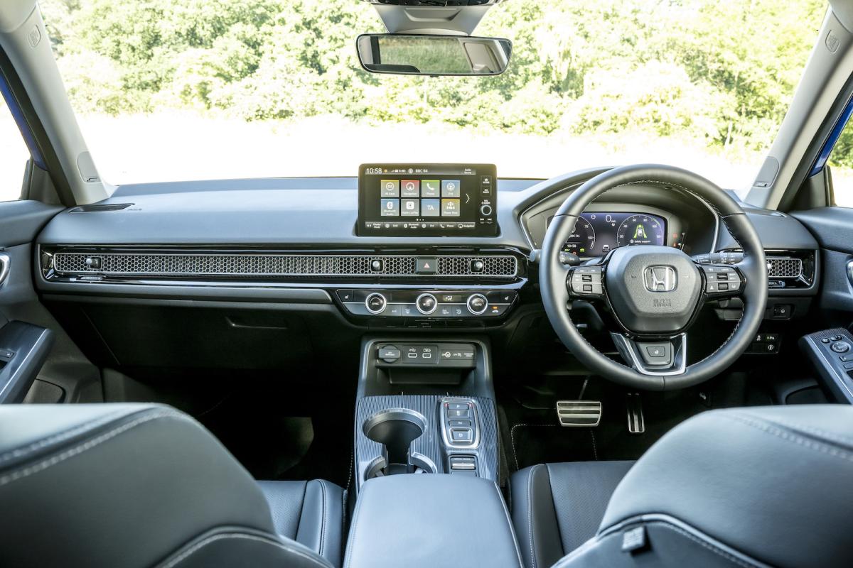 Used Honda Civic 2022-present interior dashboard