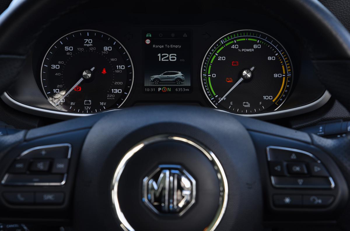 Used MG ZS EV 2019-2025 dials