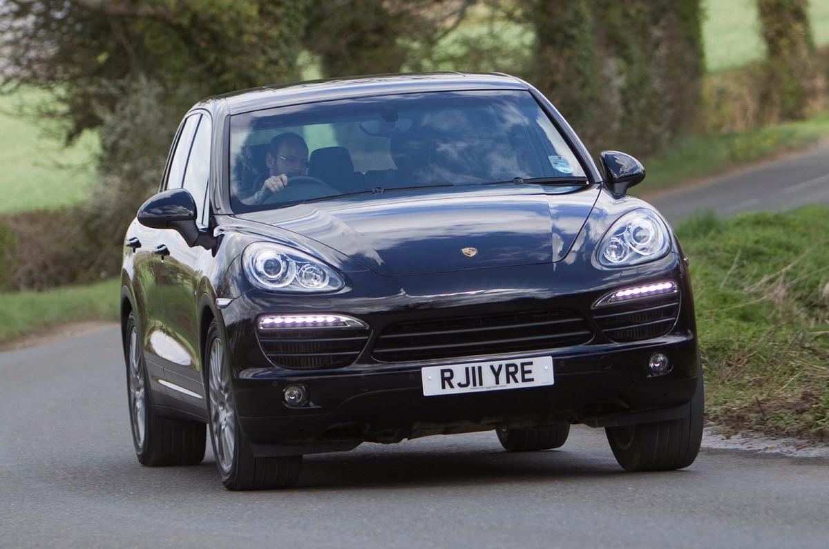 Used Porsche Cayenne 2010-2017 front cornering black