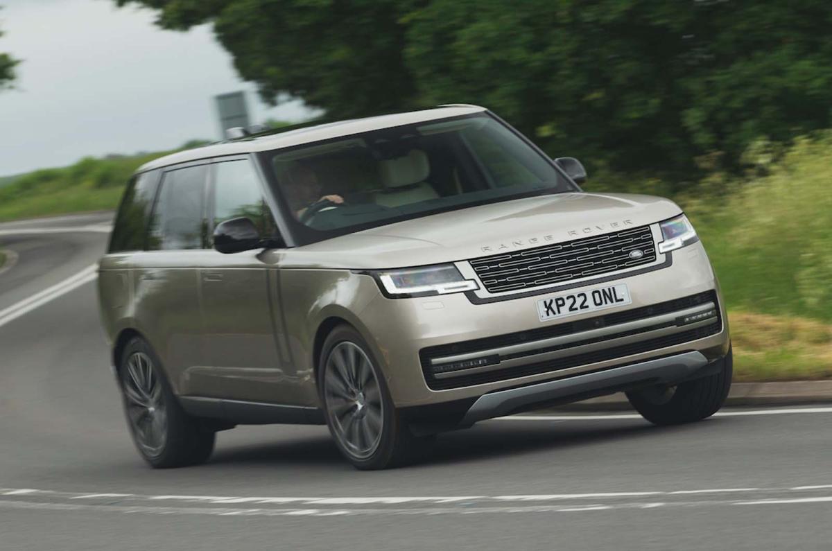 Used Range Rover 2022-present front cornering gold