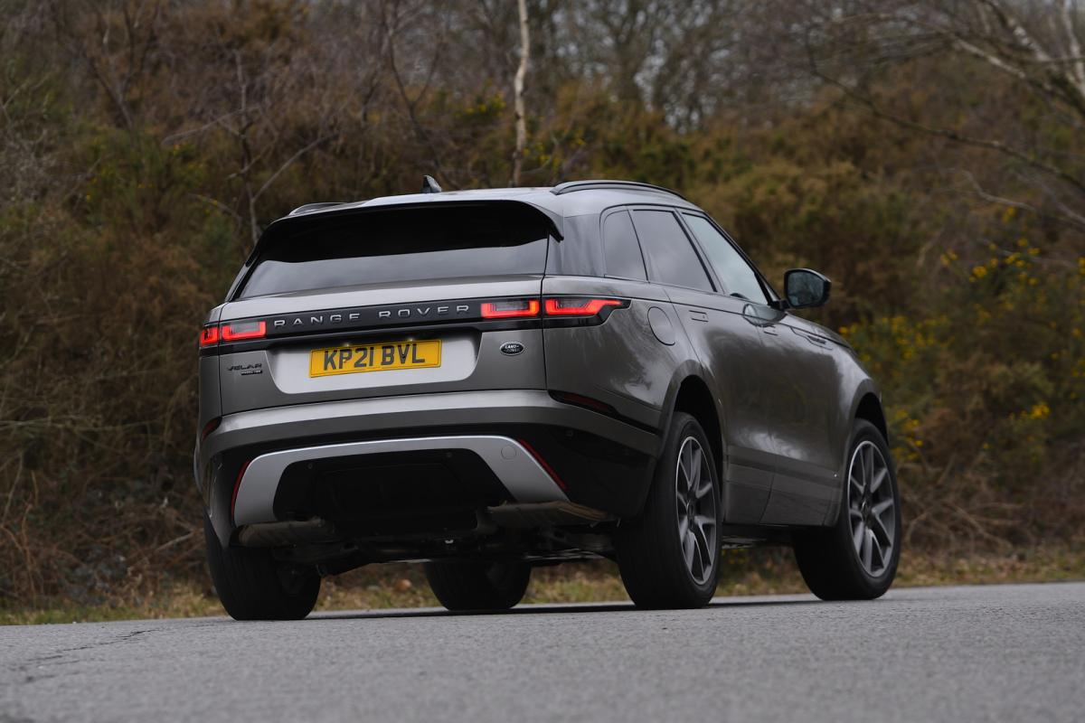 Used Range Rover Velar 2017-present rear cornering grey
