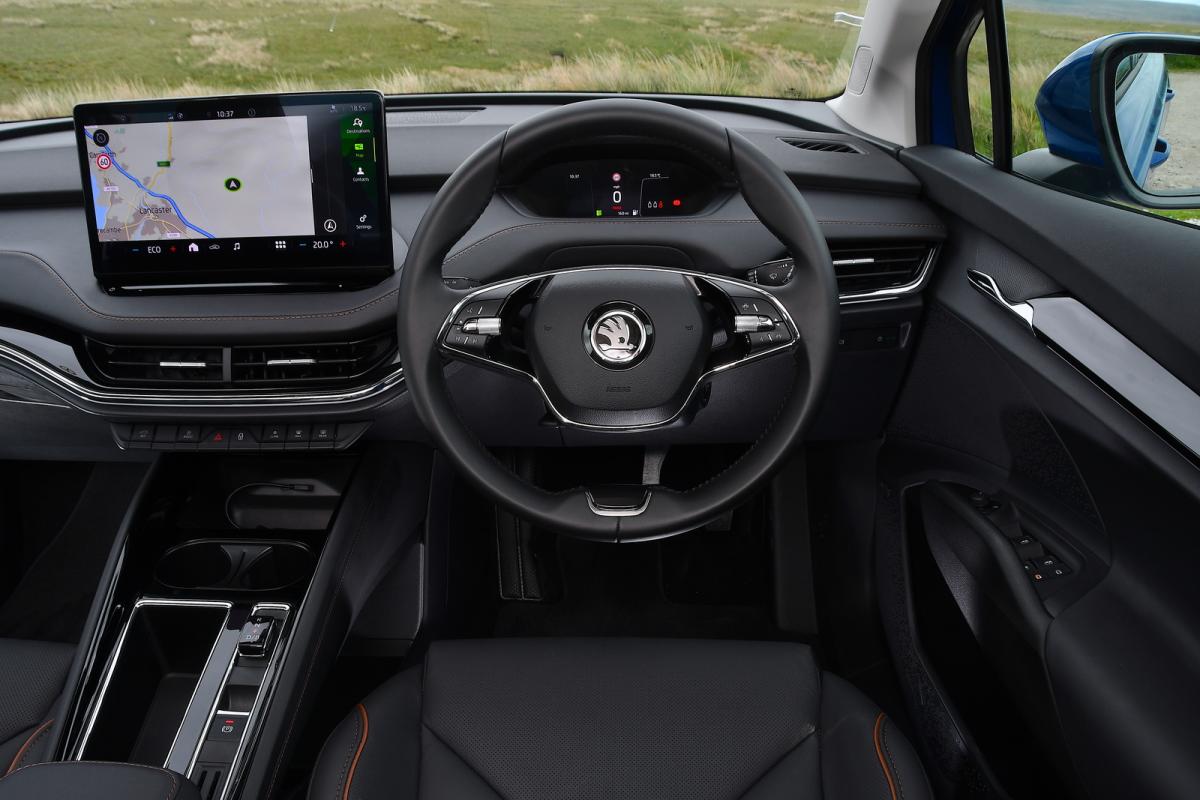 Used Skoda Enyaq 2021-present interior dashboard