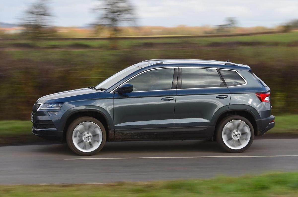 Used Skoda Karoq 2017-present side driving