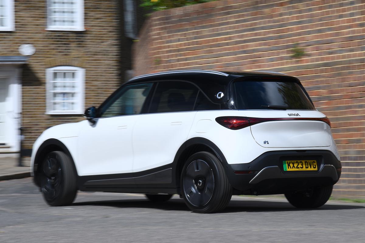 Used Smart #1 2023-present rear cornering white