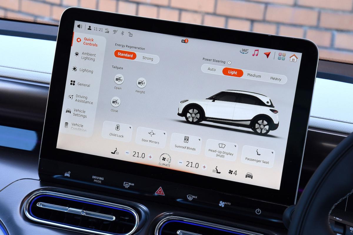 Used Smart #1 2023-present touchscreen infotainment system