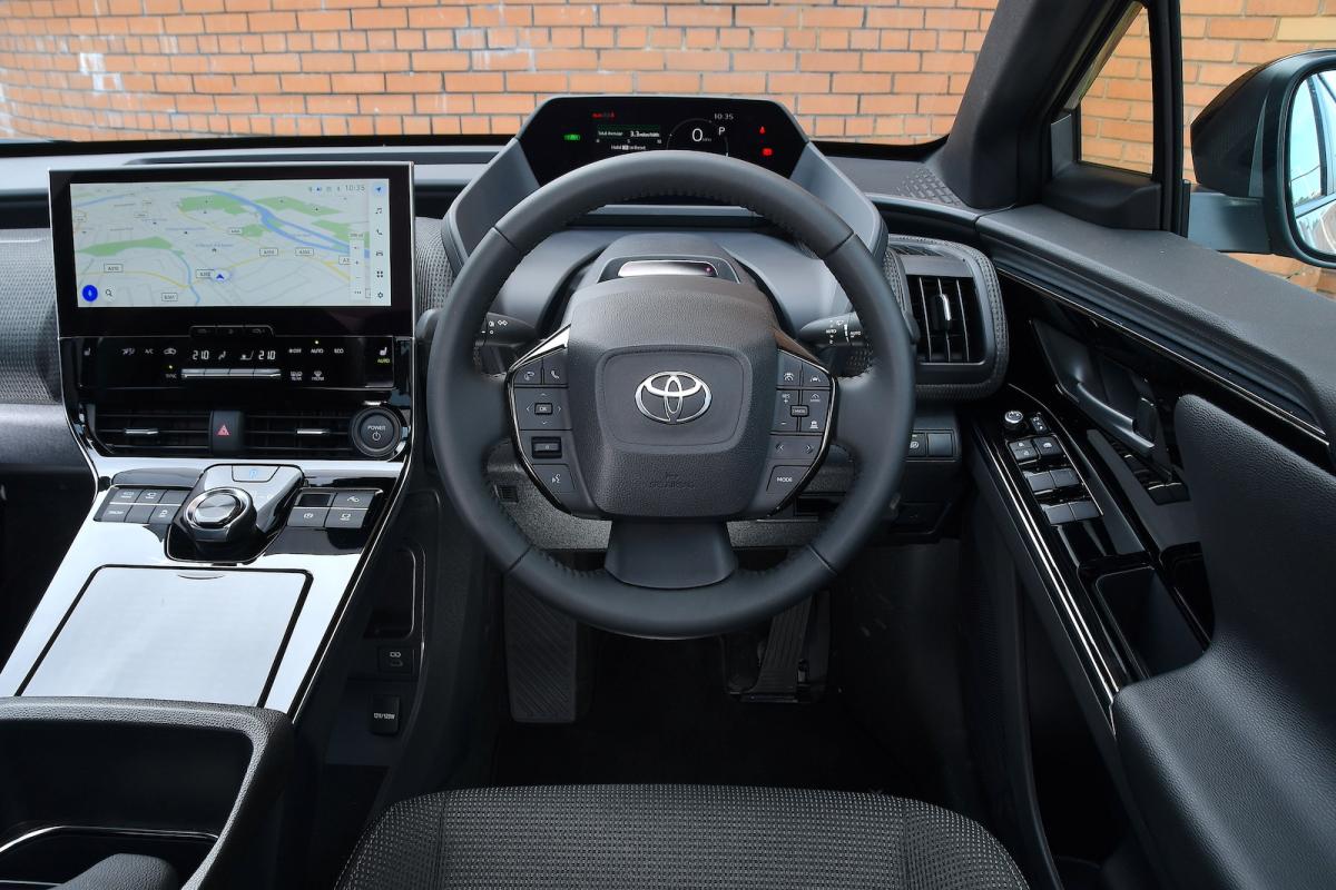 Used Toyota bZ4X 2022-present interior dashboard