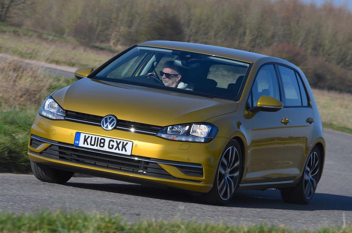 Used Volkswagen Golf 2013-2020 front cornering yellow