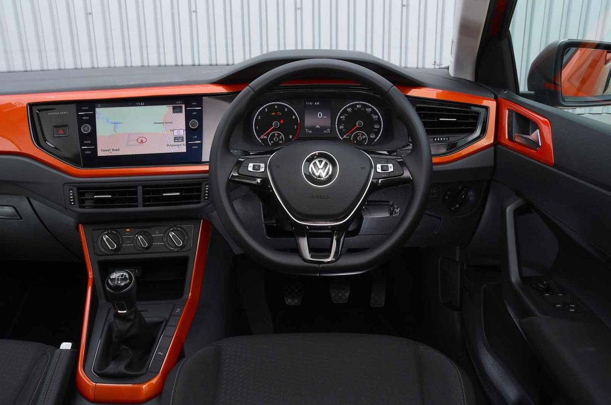 Used Volkswagen Polo 2018-present interior dashboard