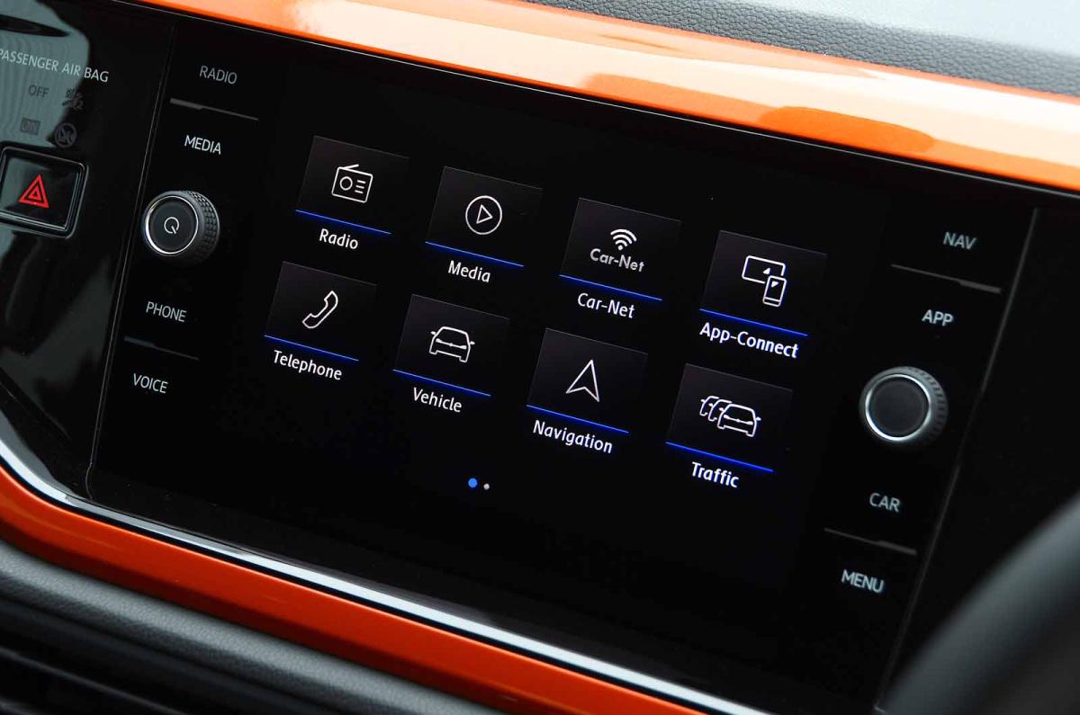 Used Volkswagen Polo 2018-present touchscreen infotainment
