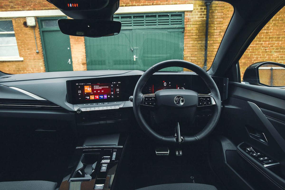 Vauxhall Astra Electric dashboard