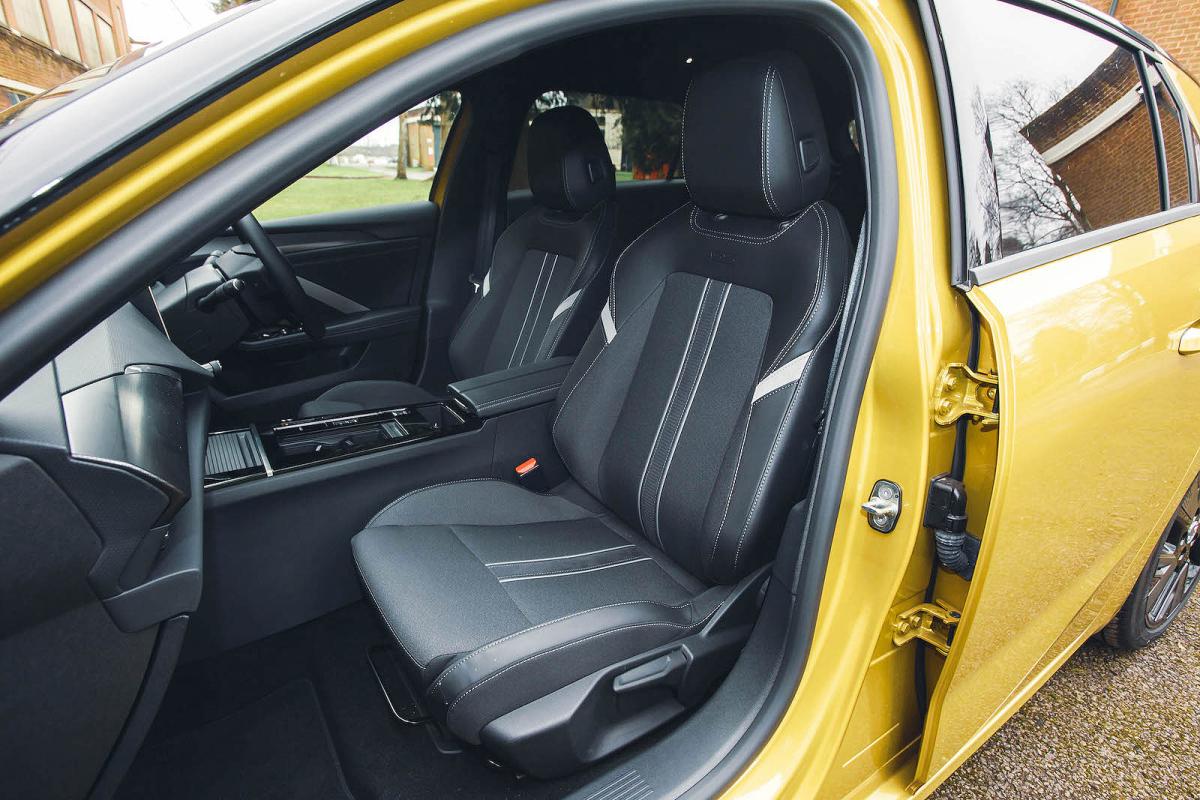 Vauxhall Astra Electric front seats
