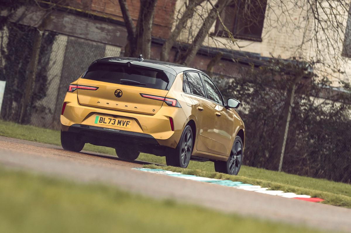 Vauxhall Astra Electric rear cornering