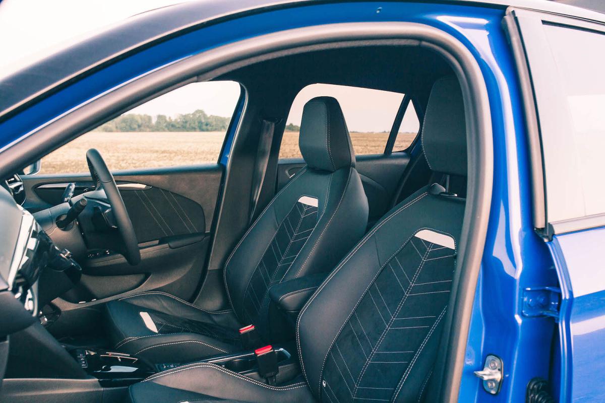 Vauxhall Corsa front seats