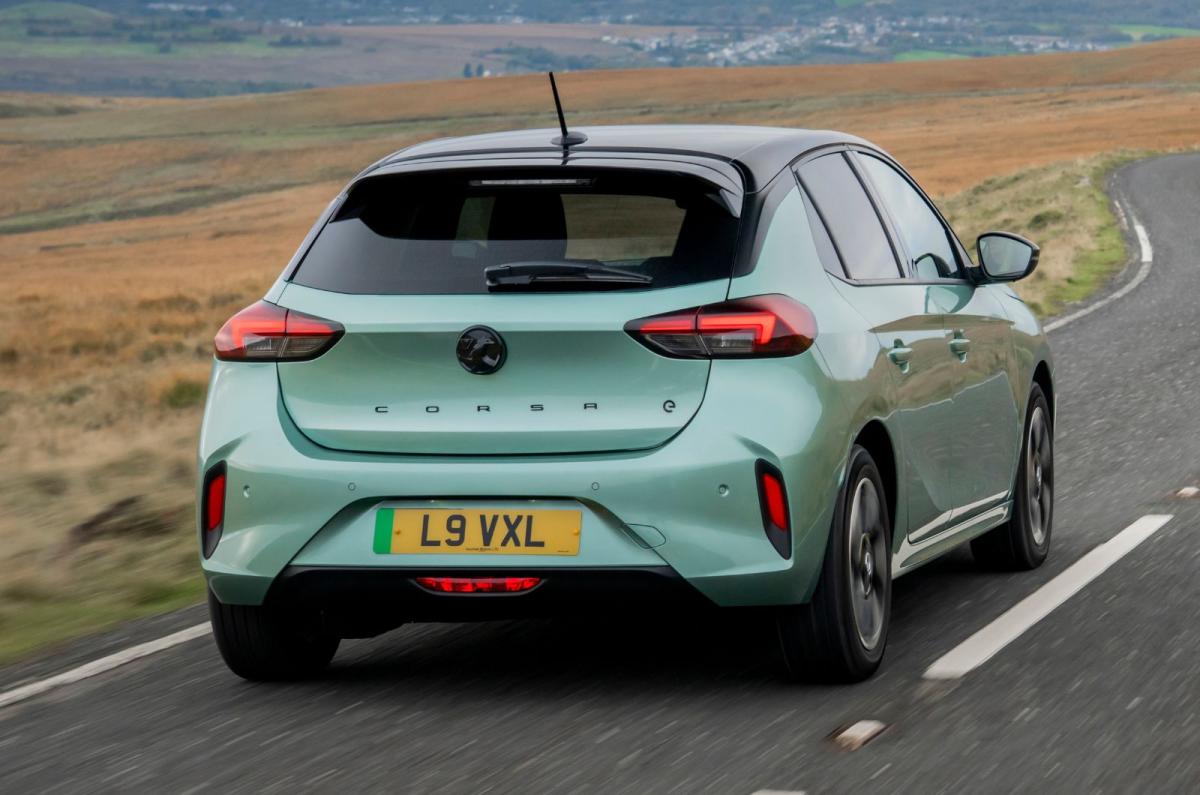 Vauxhall Corsa Electric rear dynamic