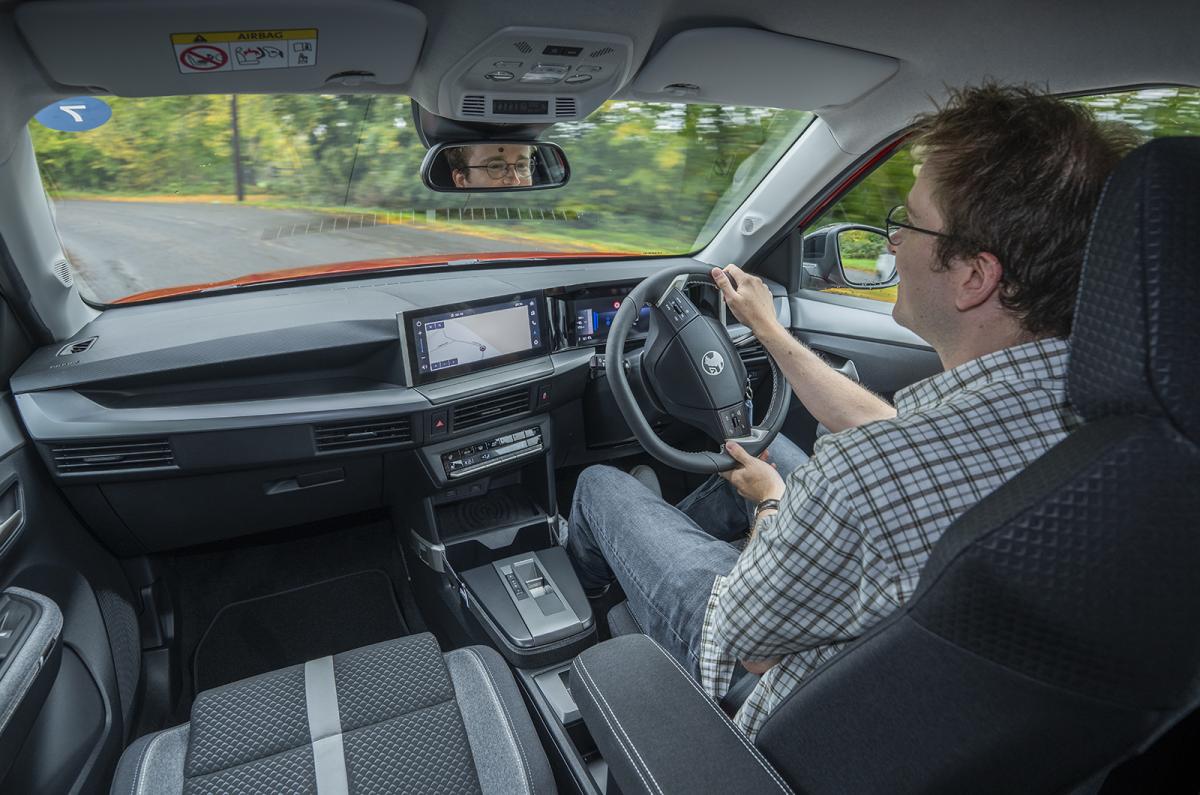 Oliver Young driving Vauxhall Frontera Electric