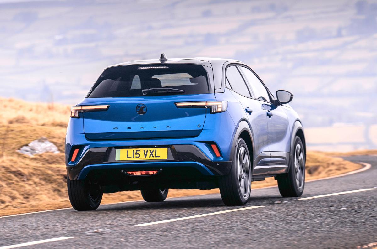 Vauxhall Mokka Electric rear cornering